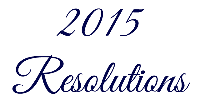 2015 Resolutions