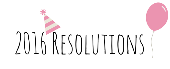 2016 Resolutions