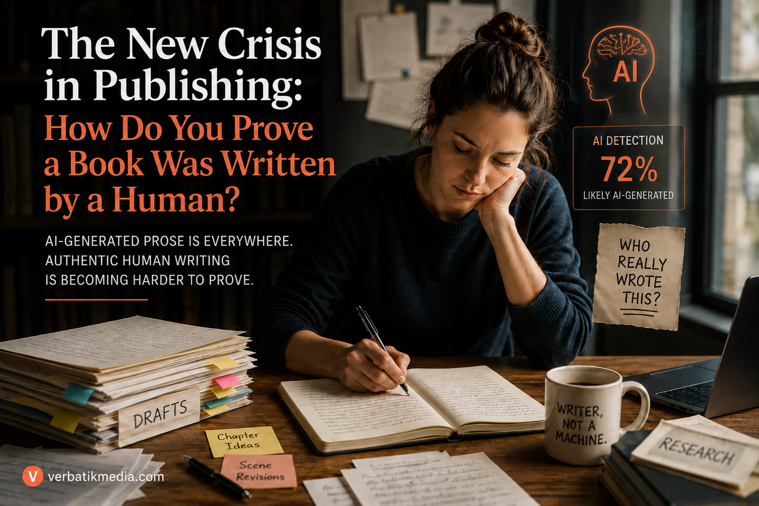 The New Crisis in Publishing: How Do You Prove a Book Was Written by a Human?